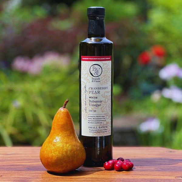 Cranberry Pear White Balsamic Vinegar - Branch and Vines
