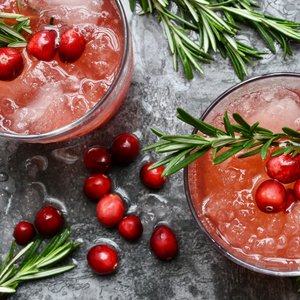 Cranberry Pear White Balsamic Shrub with Basil - Branch and Vines