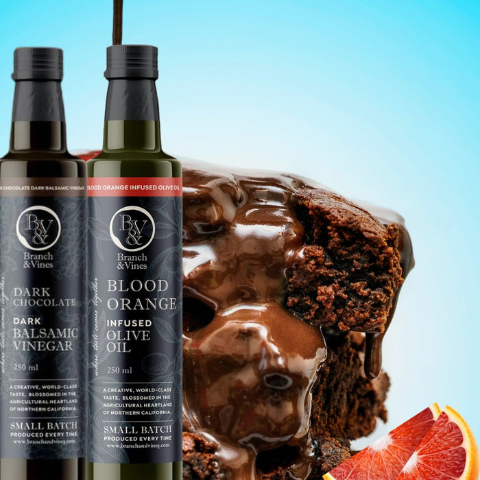 Orange and Dark Chocolate Brownies (Almost Homemade) - Branch and Vines