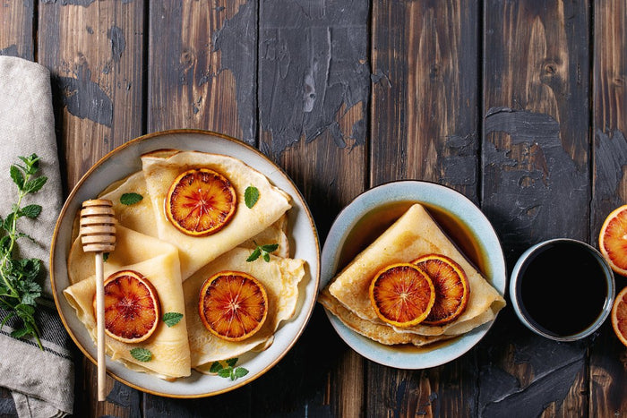 Orange Creamsicle Crepes - Branch and Vines