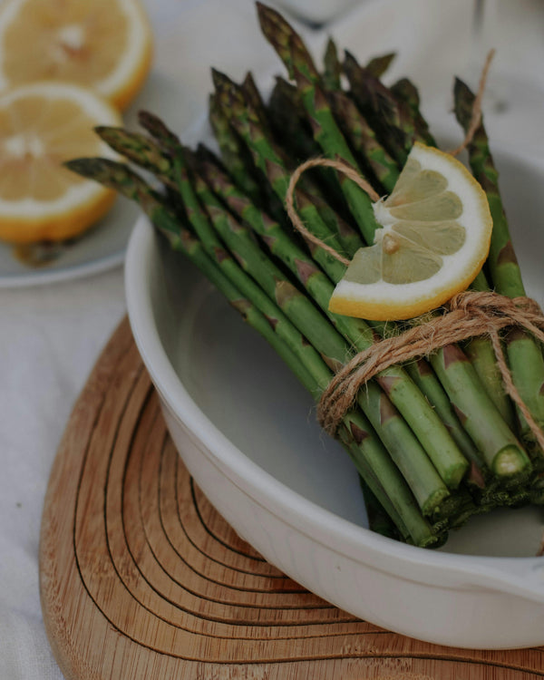 Lemon Balsamic Roasted Asparagus