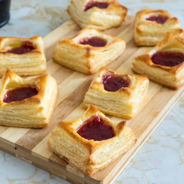 Puff Pastry Jam and Cheese Tarts - Branch and Vines