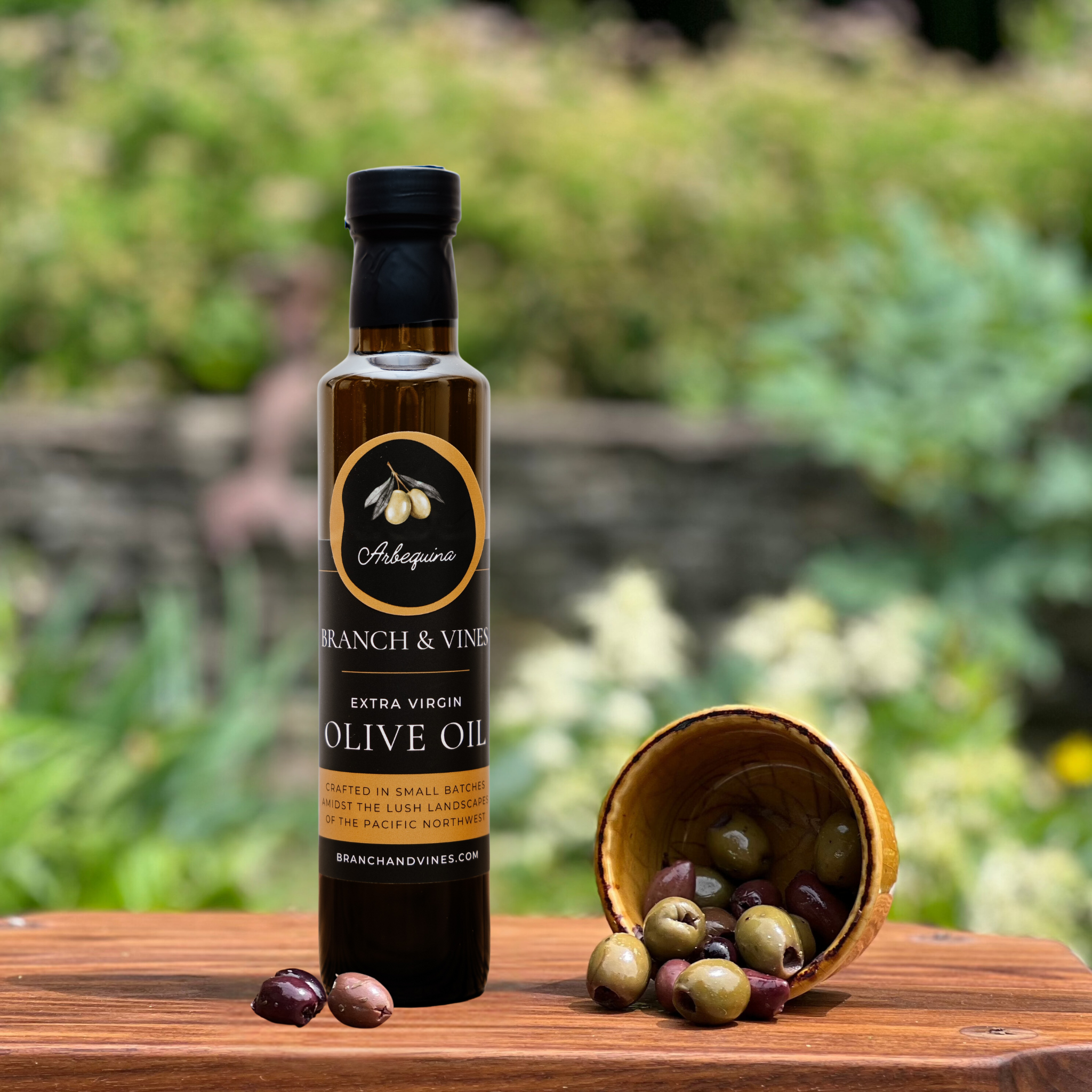 Arbequina Extra Virgin Olive Oil main product image.