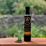 Huckleberry Dark Balsamic Vinegar bottle.