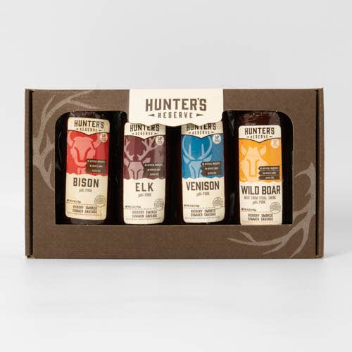Wild Game Fierce Four - Summer Sausage Holiday Gift Box - Branch and Vines