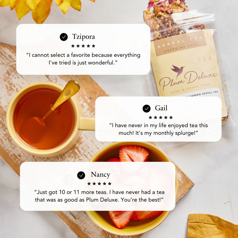No Obligations Decaf Tea (Hazelnut / Almond / Cinnamon): 1 oz - Branch and Vines