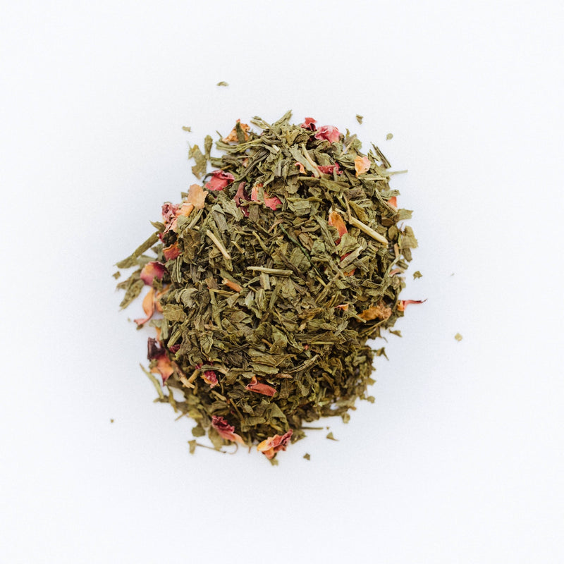Organic Sencha Kyoto Cherry Rose 1 pound (BULK) - Branch and Vines