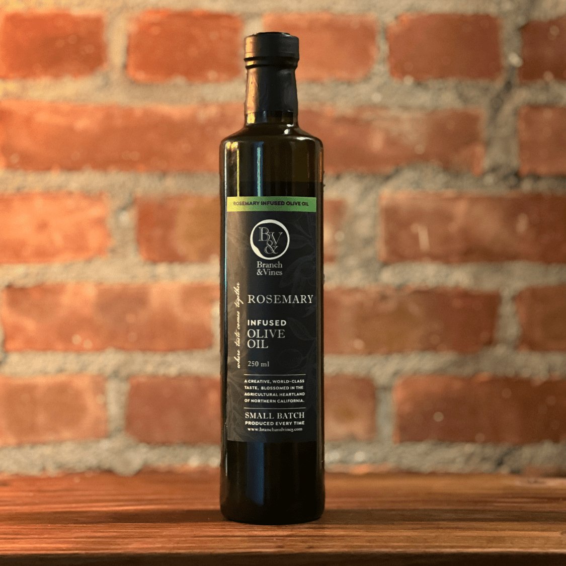 'Rosemary Infused Olive Oil' Branch and Vines